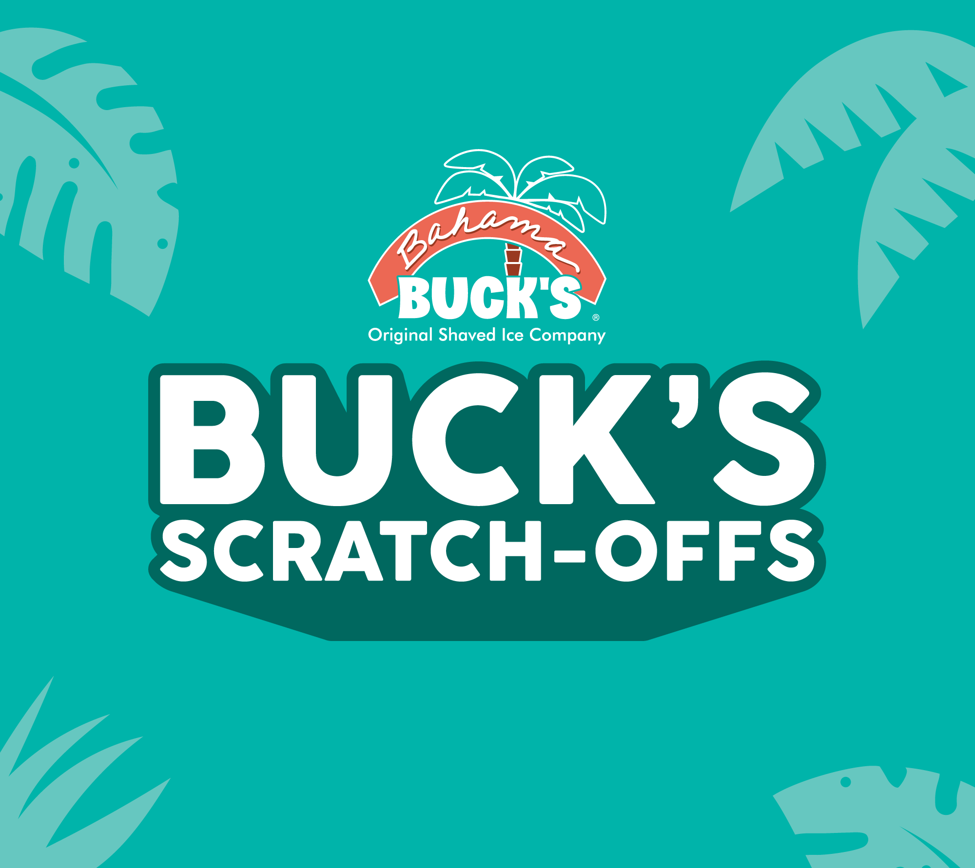 The official logo for the Bahama Buck's Buck's Scratch-Offs event.
